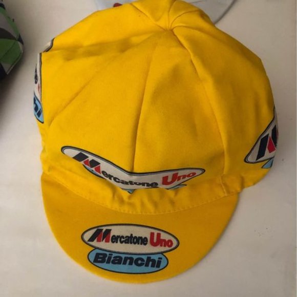 Bianchi Cycling Hat Cap Original Italian NEW Merktone Uno NWOT Unisex One-Size - Picture 3 of 6